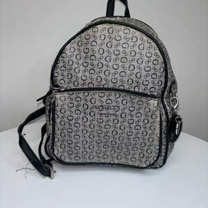 Guess Metallic Monogram Backpack